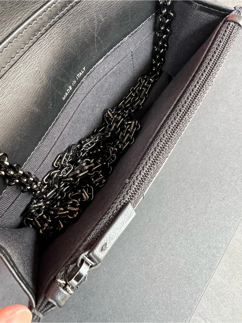 CHANEL 2.55 Phone Holder So Black Crossbody (Authentic)